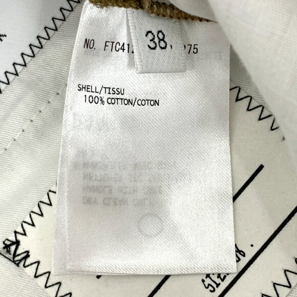 Thom Browne Camel Sack Trousers With Topstitching Fit 2 Size 38 100% Cotton Twil - Picture 6 of 8